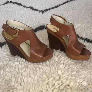 Michael Kors Josephine Wedge Sandals, Size 6.5